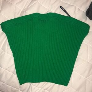 Green tube top
